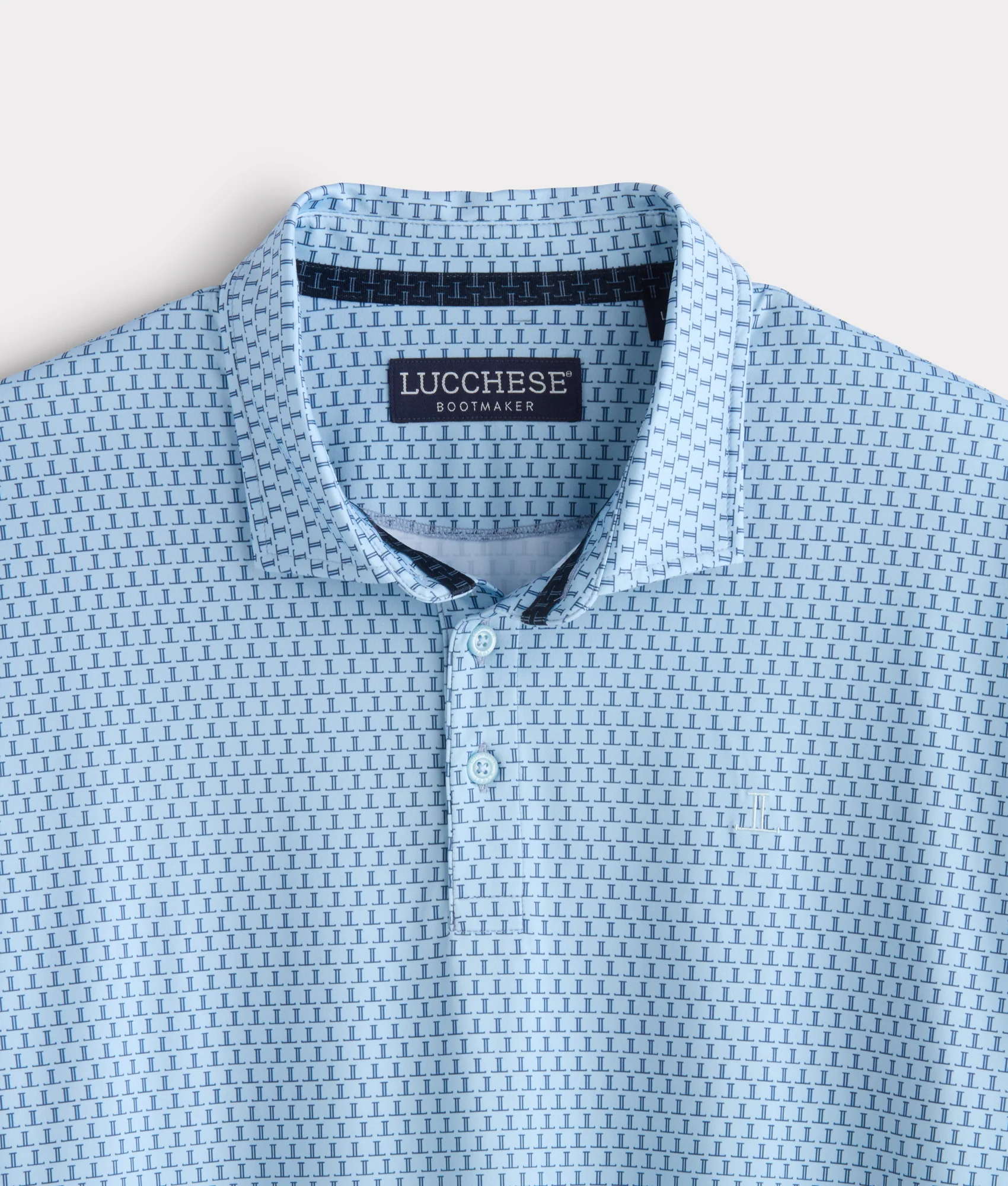 Lucchese Golf Polo :: Turquoise