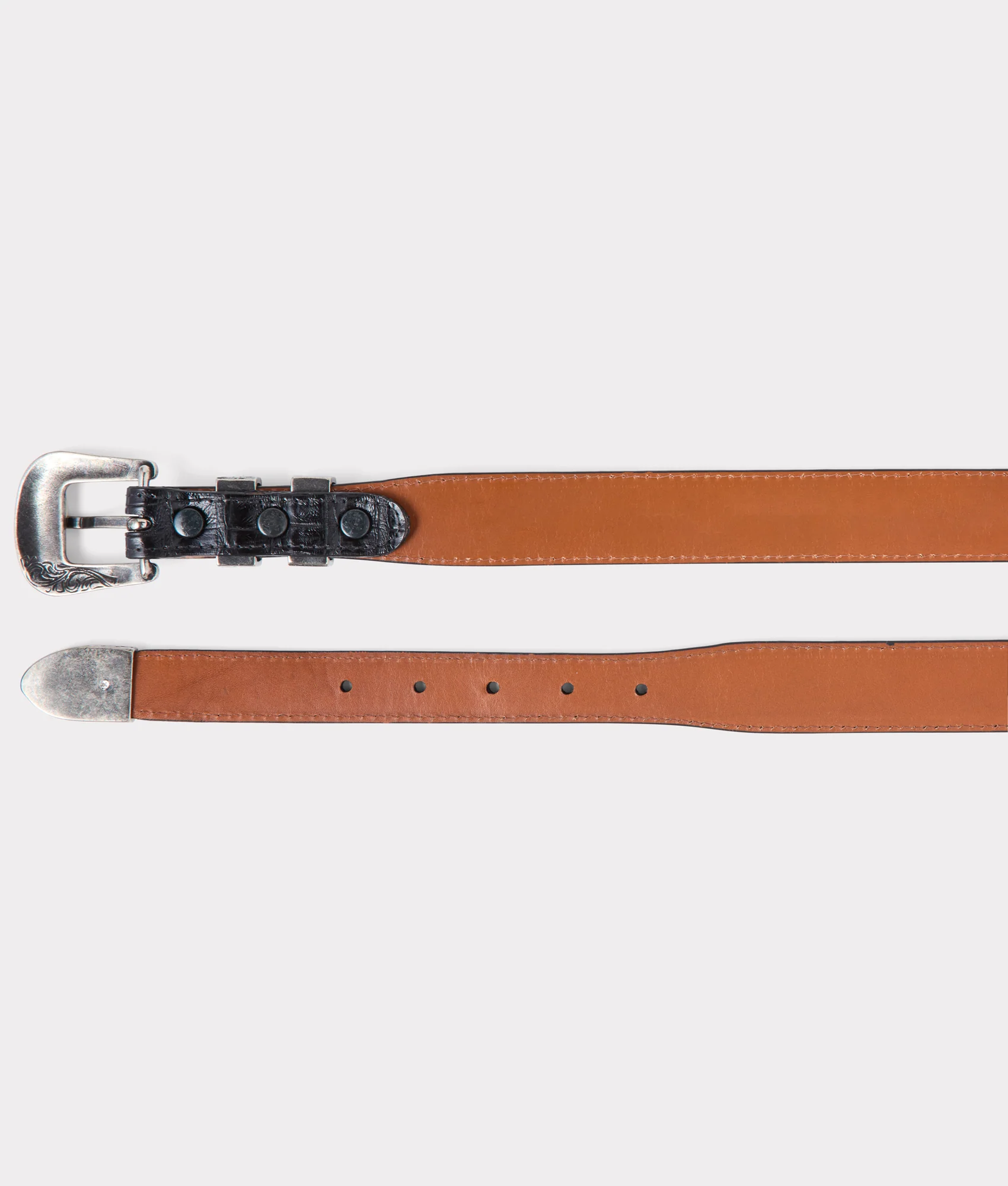 Ultra Belly Caiman Tapered :: Black