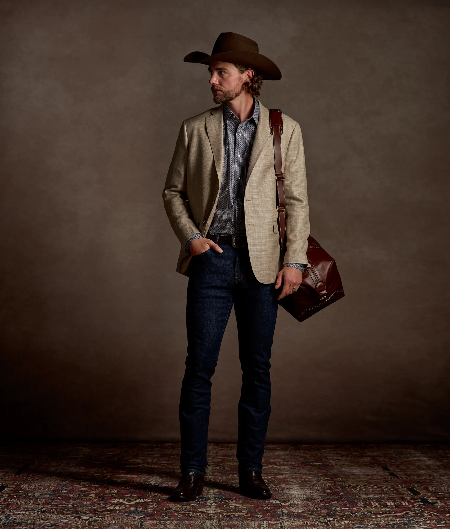 Lucchese Sport Coat :: Tan