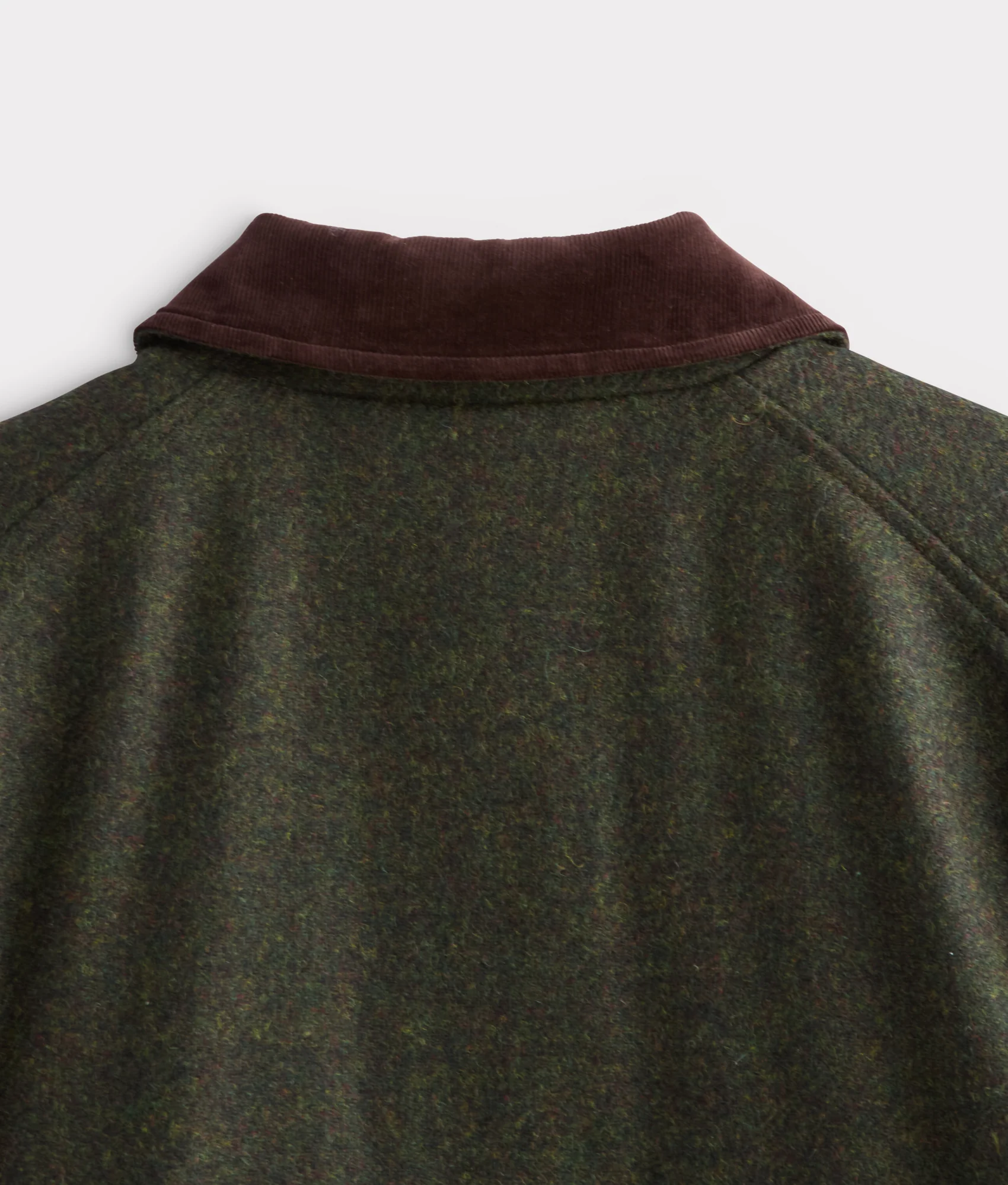 Charles Shetland Wool Jacket :: Forest Green