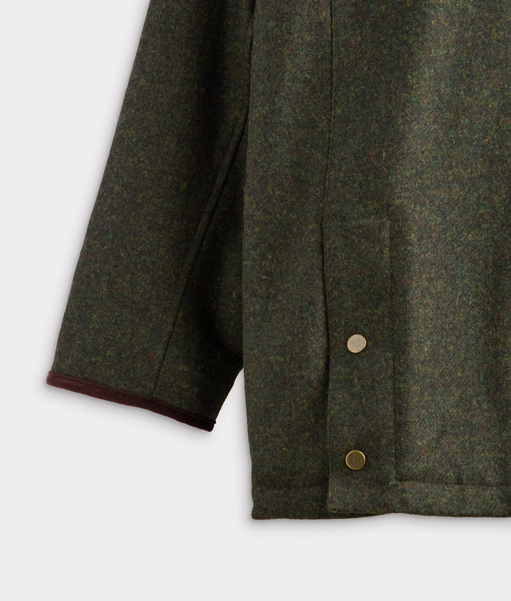 Charles Shetland Wool Jacket :: Forest Green