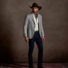 Herringbone Sport Coat - Modern Fit :: Grey