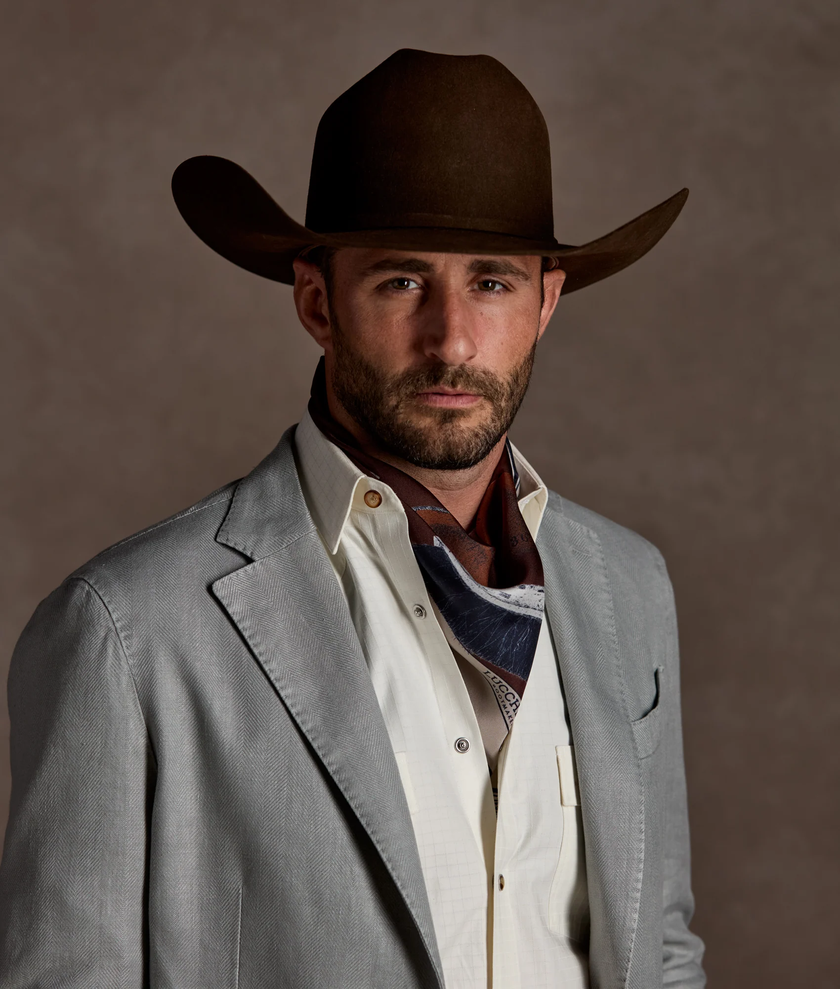 Herringbone Sport Coat - Modern Fit :: Grey
