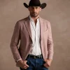 Herringbone Sport Coat - Modern Fit :: Rose