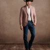 Herringbone Sport Coat - Modern Fit :: Rose