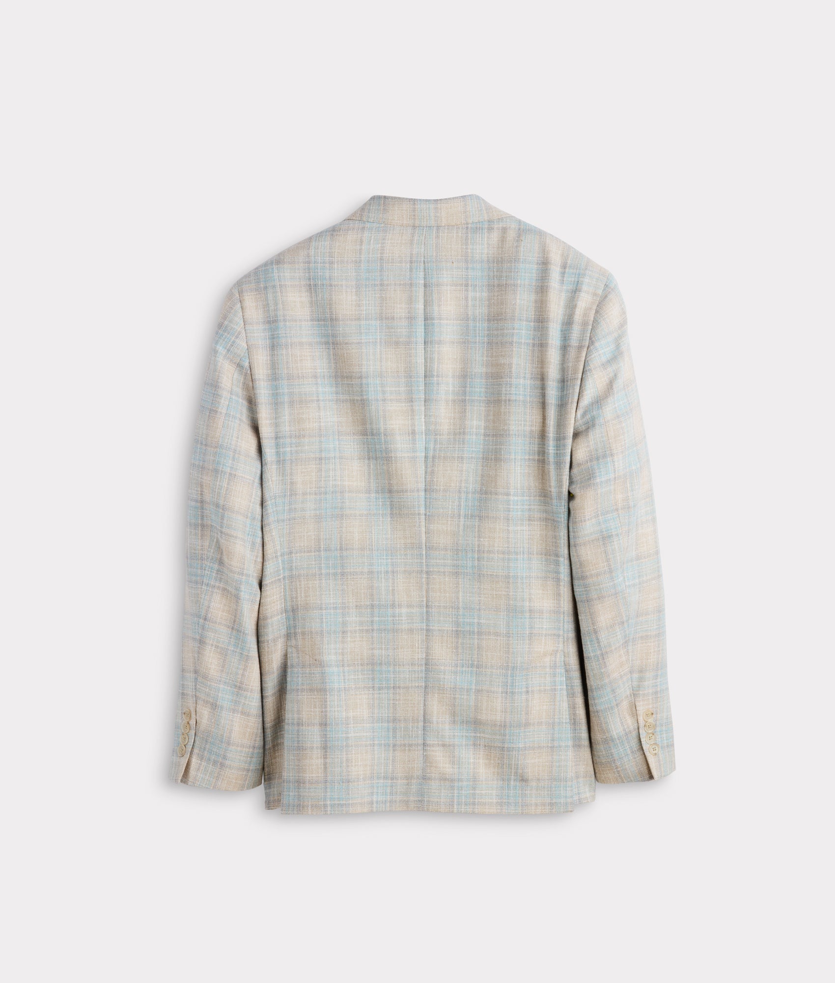 Lucchese Sport Coat :: Blue And Tan Plaid