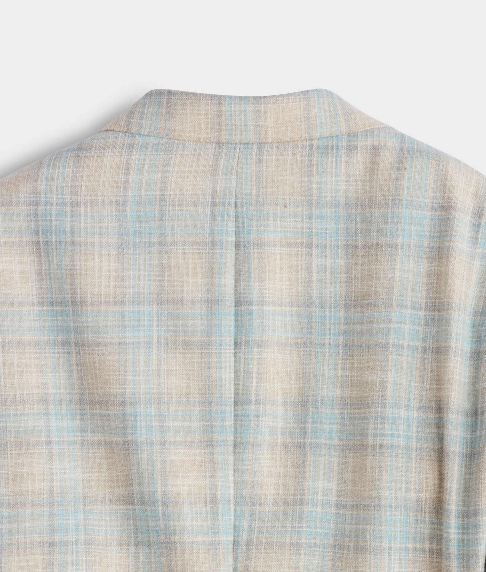 Lucchese Sport Coat :: Blue And Tan Plaid