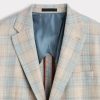Lucchese Sport Coat :: Blue And Tan Plaid