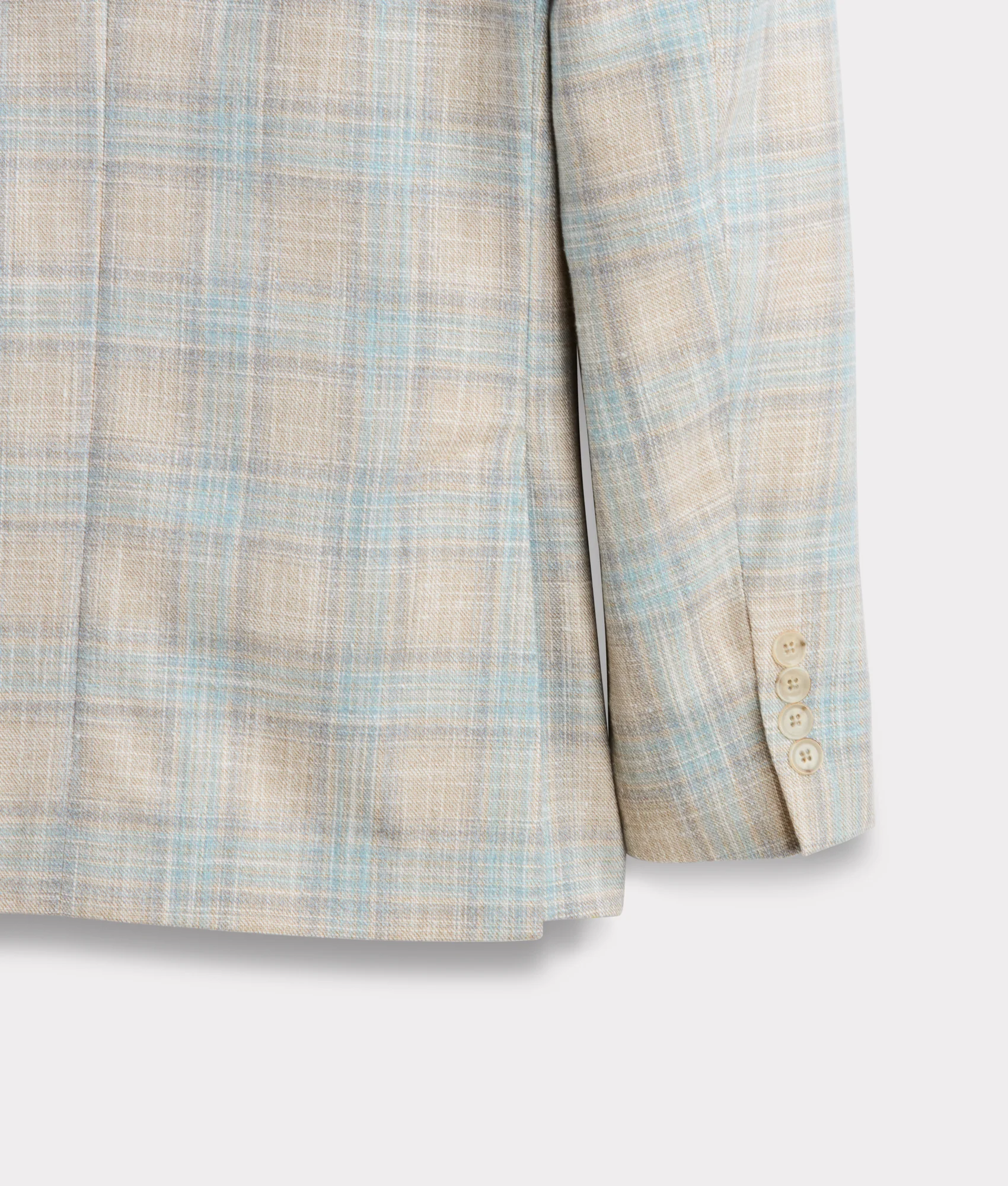 Lucchese Sport Coat :: Blue And Tan Plaid