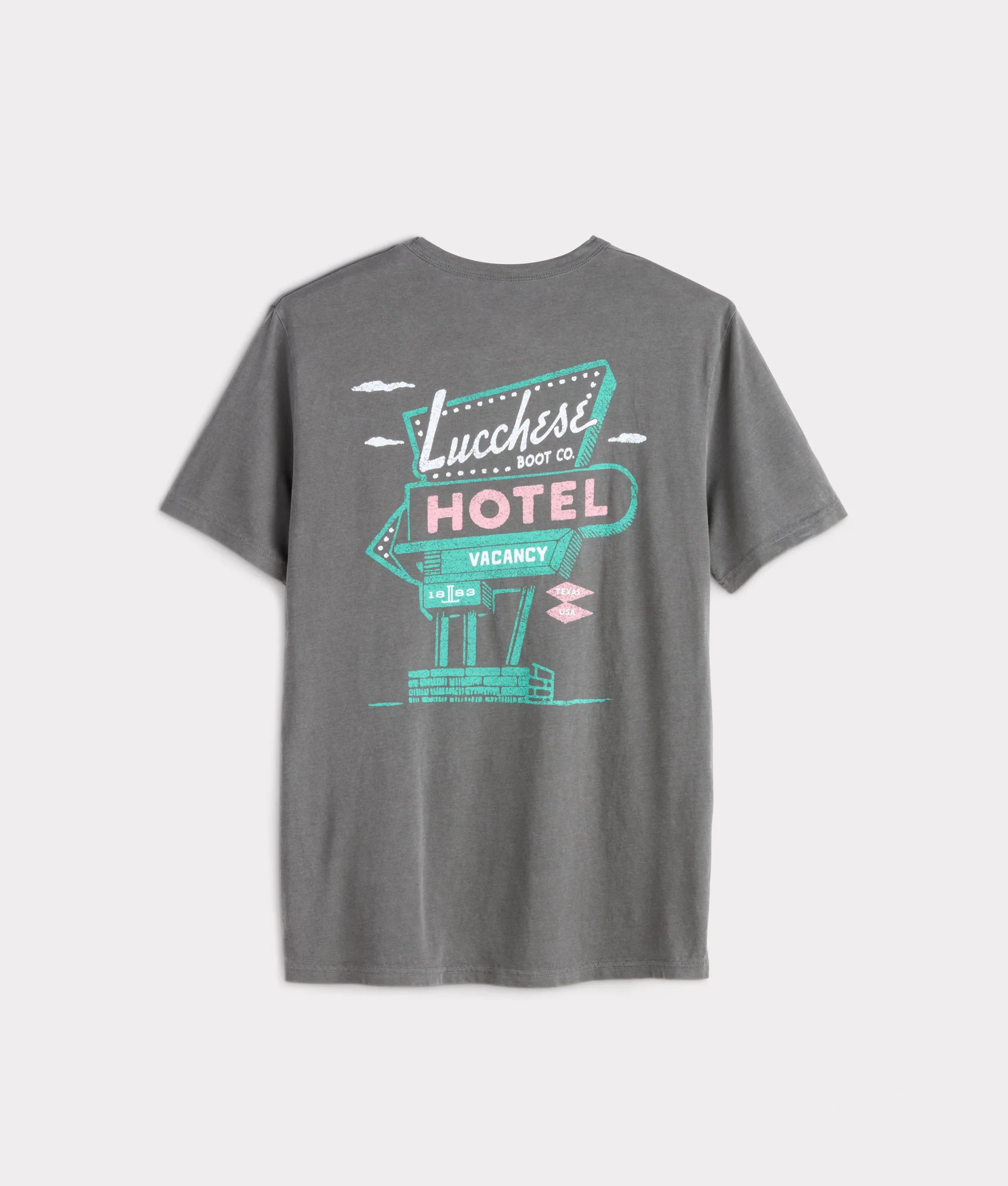 Lucchese Hotel Tee :: Slate