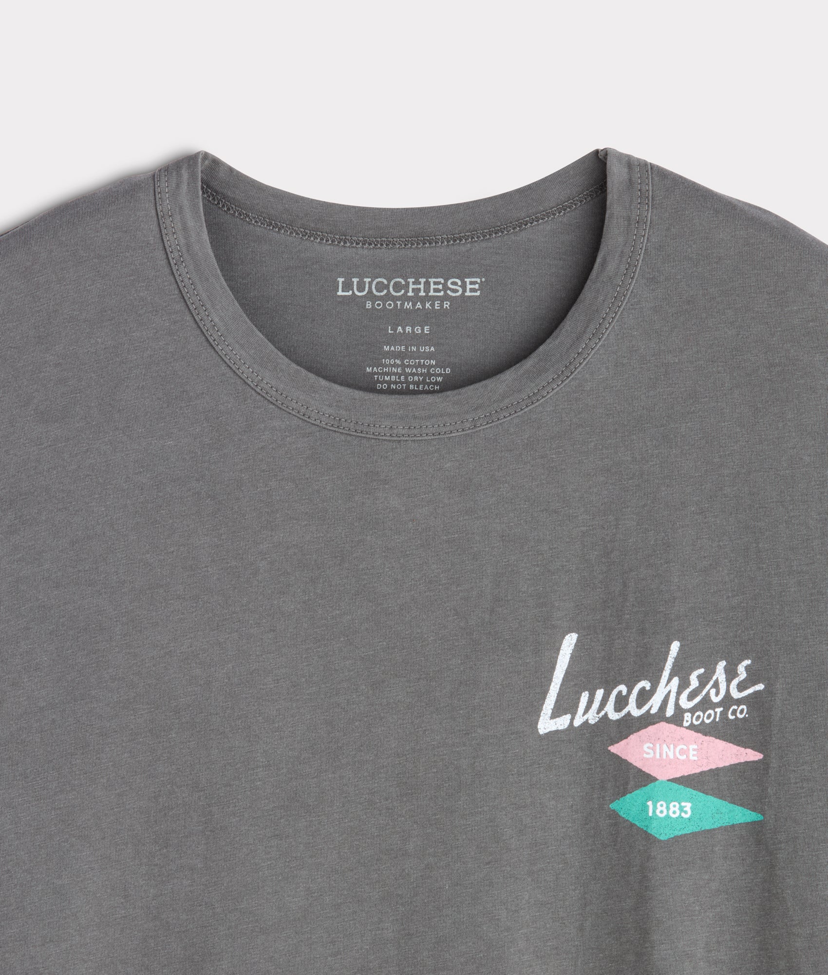 Lucchese Hotel Tee :: Slate
