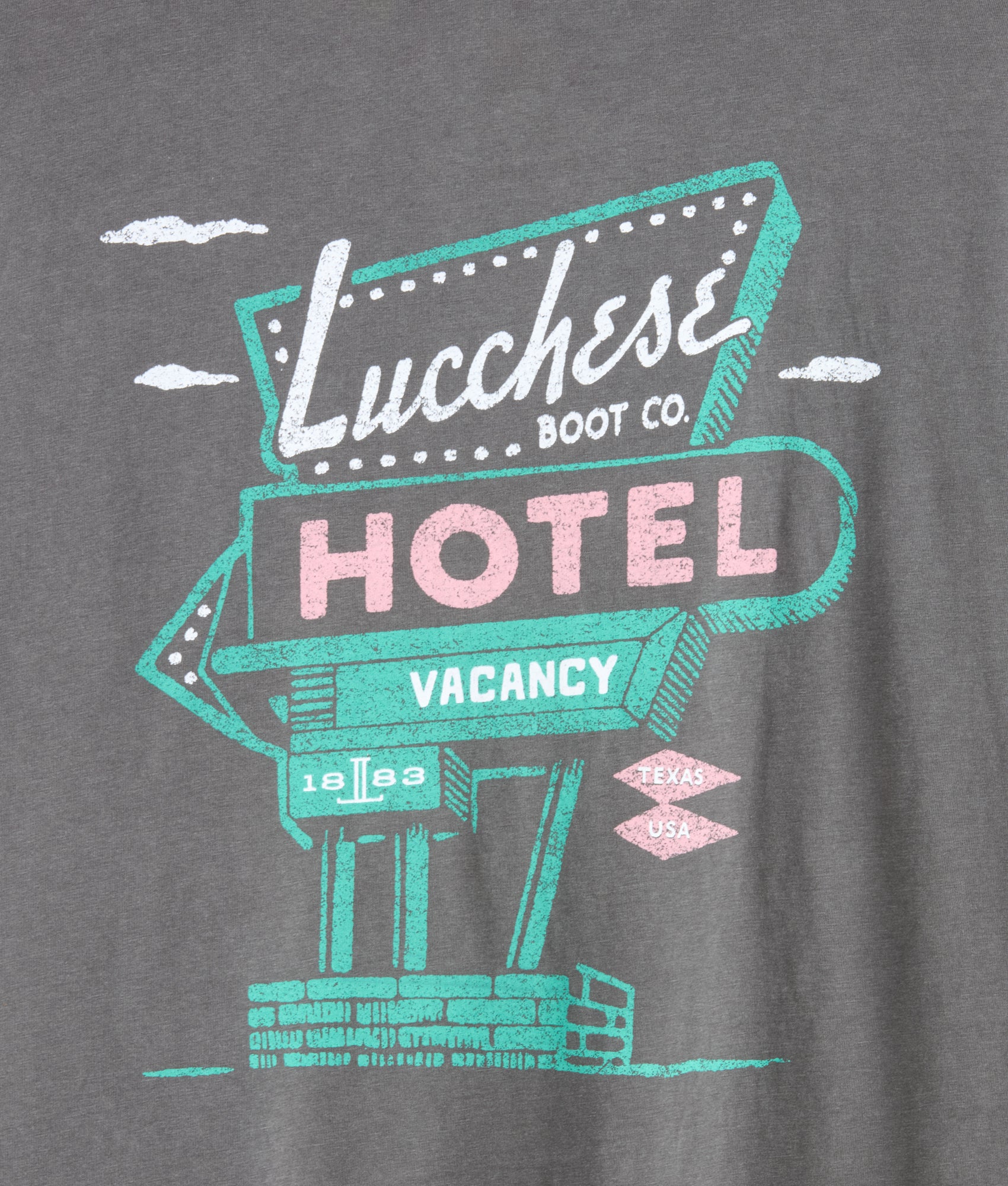 Lucchese Hotel Tee :: Slate