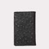 Bifold Wallet – Ostrich :: Black