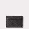 Credit Card Case – Ostrich :: Black
