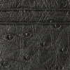 Credit Card Case – Ostrich :: Black