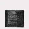 Hipster Wallet – Crocodile :: Black