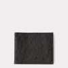 Hipster Wallet – Ostrich :: Black