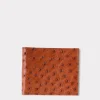 Hipster Wallet – Ostrich :: Cognac