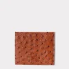 Hipster Wallet – Ostrich :: Cognac