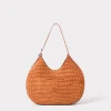 Large Heidi Exotic Hobo Bag :: Cognac