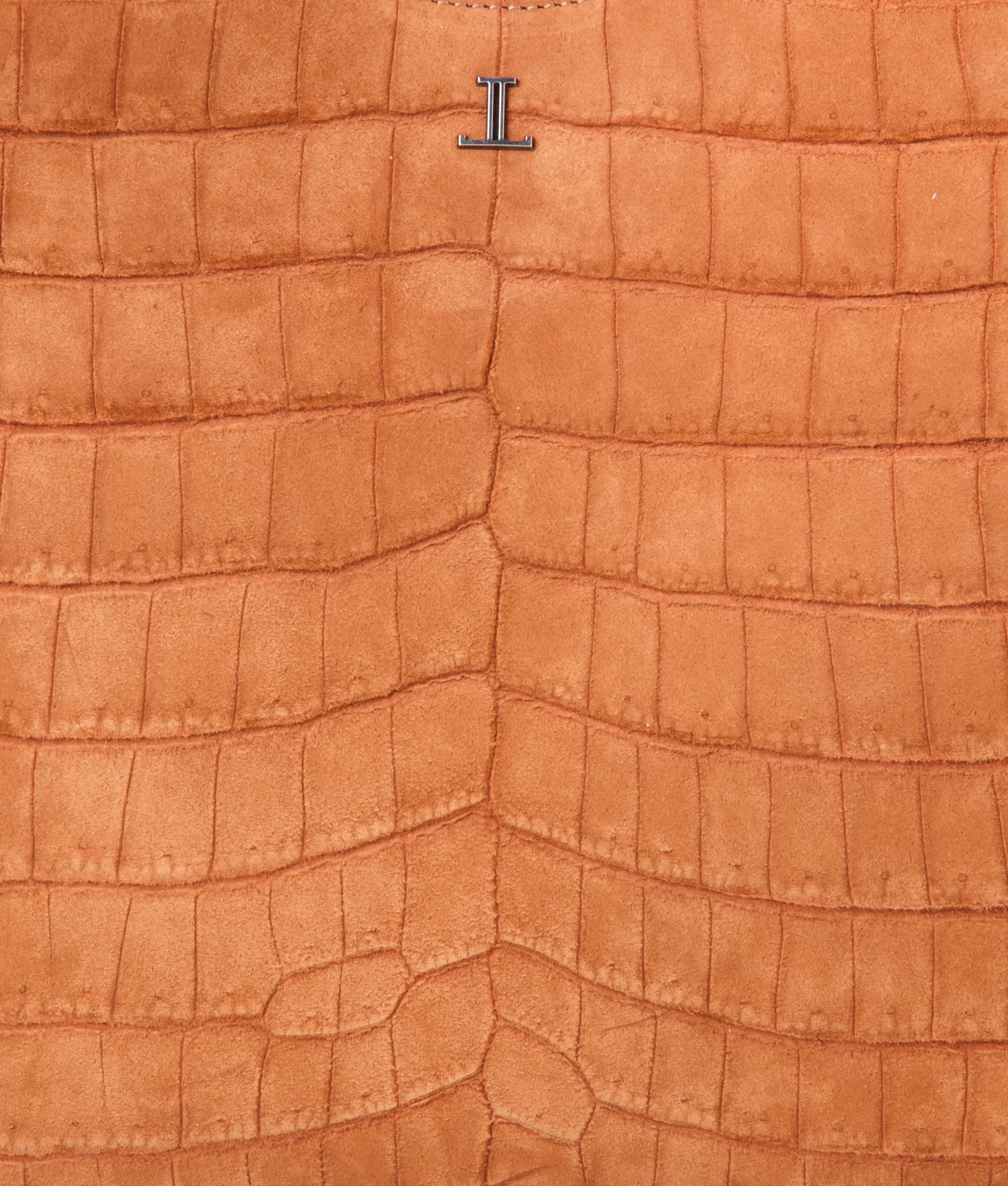 Large Heidi Exotic Hobo Bag :: Cognac