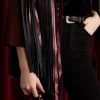 Full Quill Ostrich Tapered :: Black Cherry