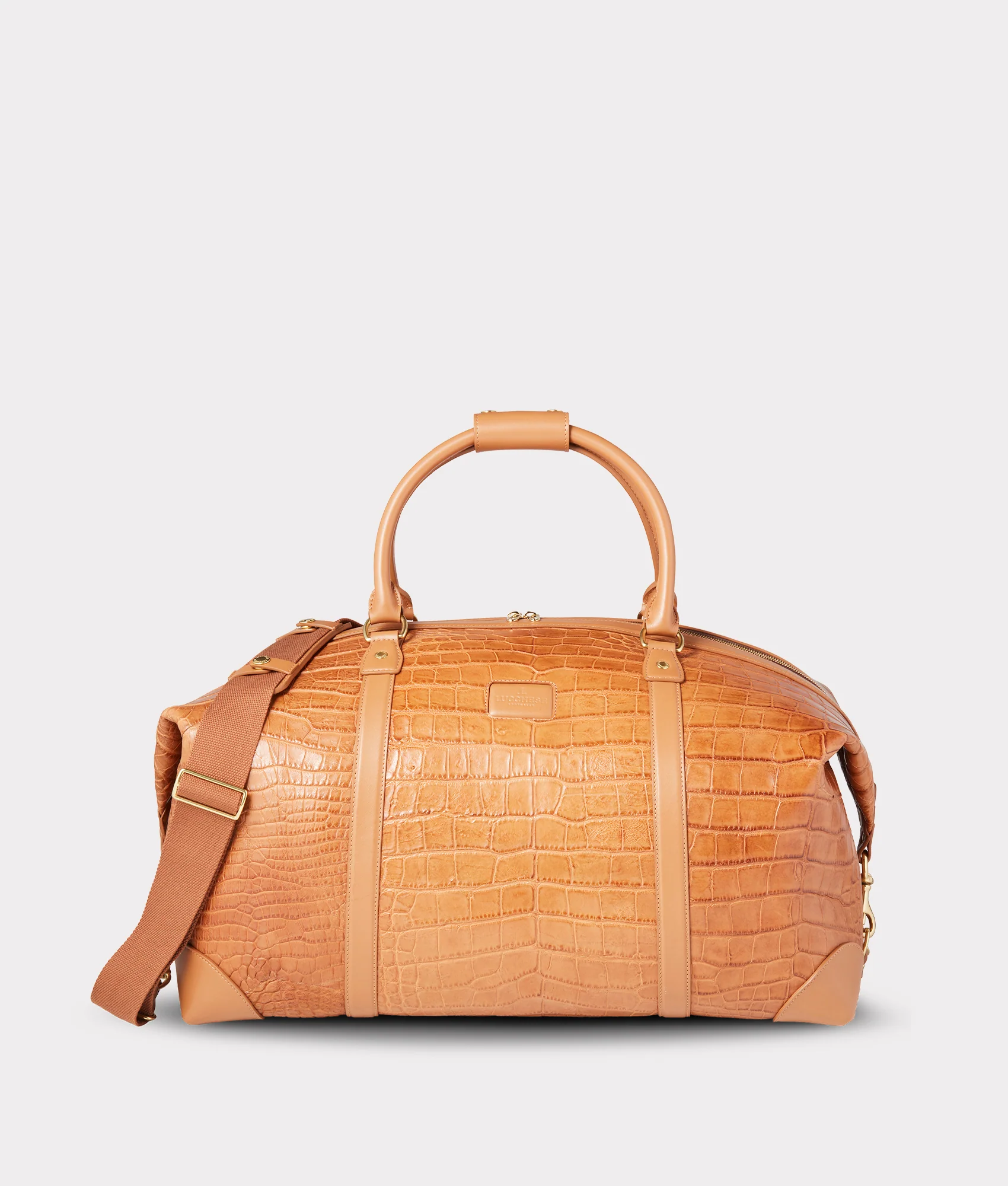 7651-giant-gator-duffle-large-cognac-kanga-tobac-1.webp Giant Gator Duffle - Large :: Cognac/Kanga Tobac