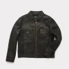 7725-leather-trucker-jacket-black-1.webp Leather Trucker Jacket :: Black