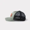 Leather Patch Cap :: Loden + Black