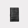 Bifold Wallet – Crocodile :: Black