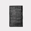 Bifold Wallet – Crocodile :: Black
