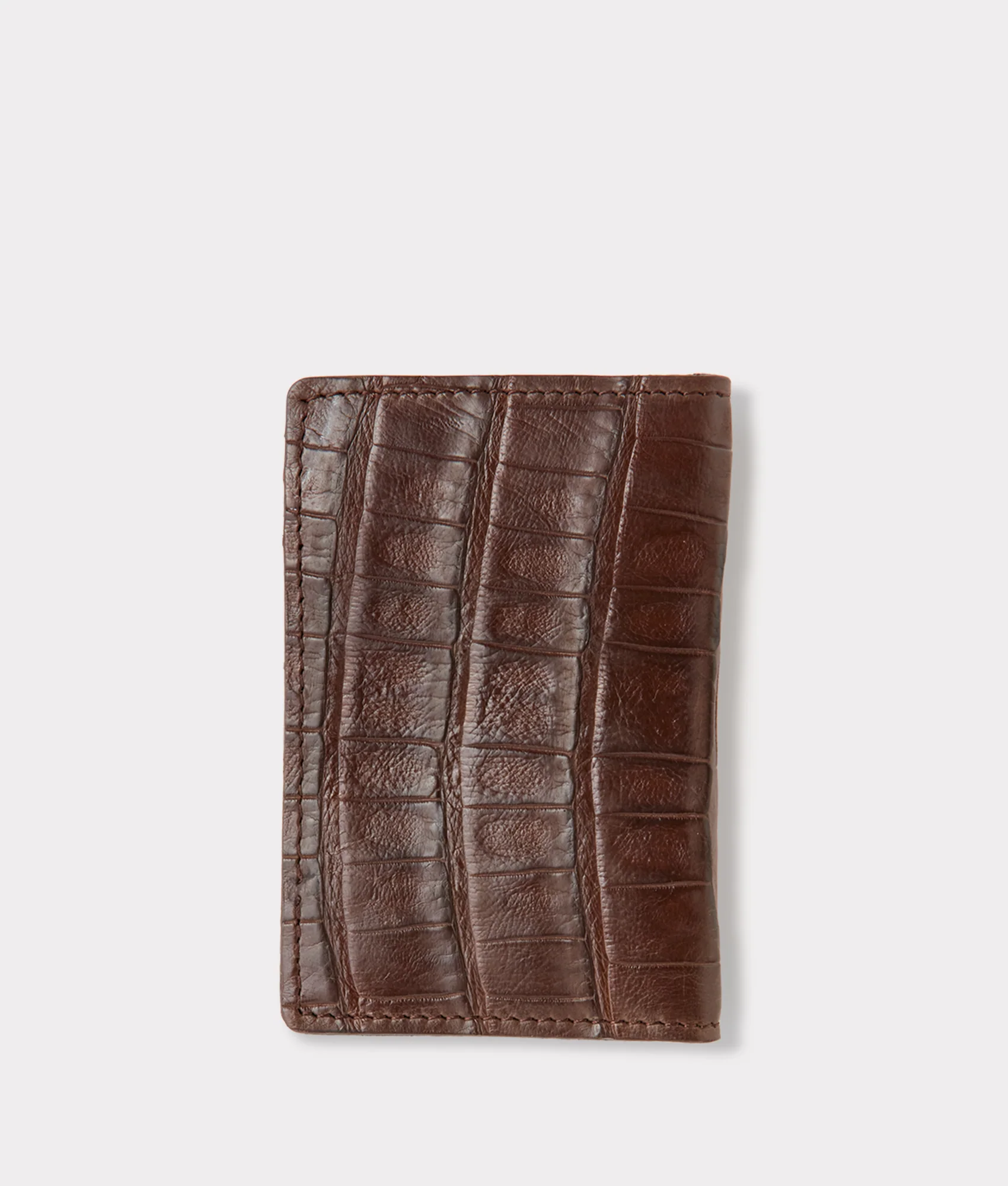 Bifold Wallet – Crocodile :: Sienna