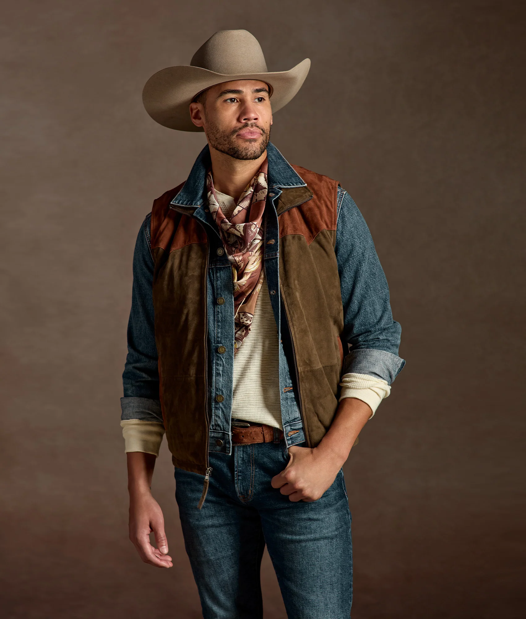 Diamondback Scarf :: Taupe