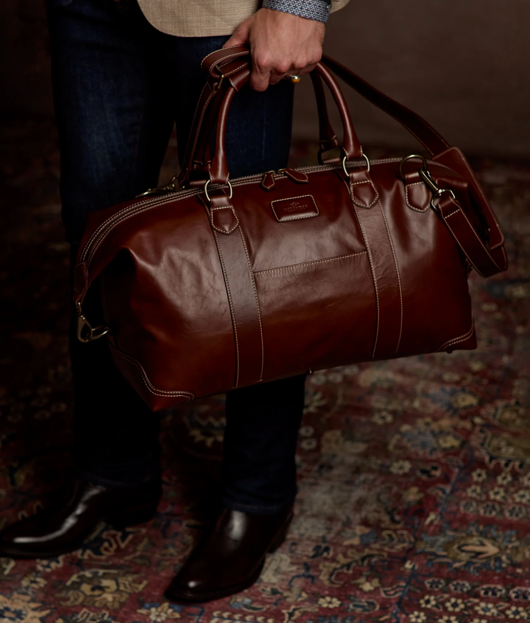Everyday Weekender :: Brown Nappa