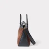 Large Roma Suede Tote :: Brown