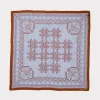 Mirrored L Silk Scarf :: Sky Blue
