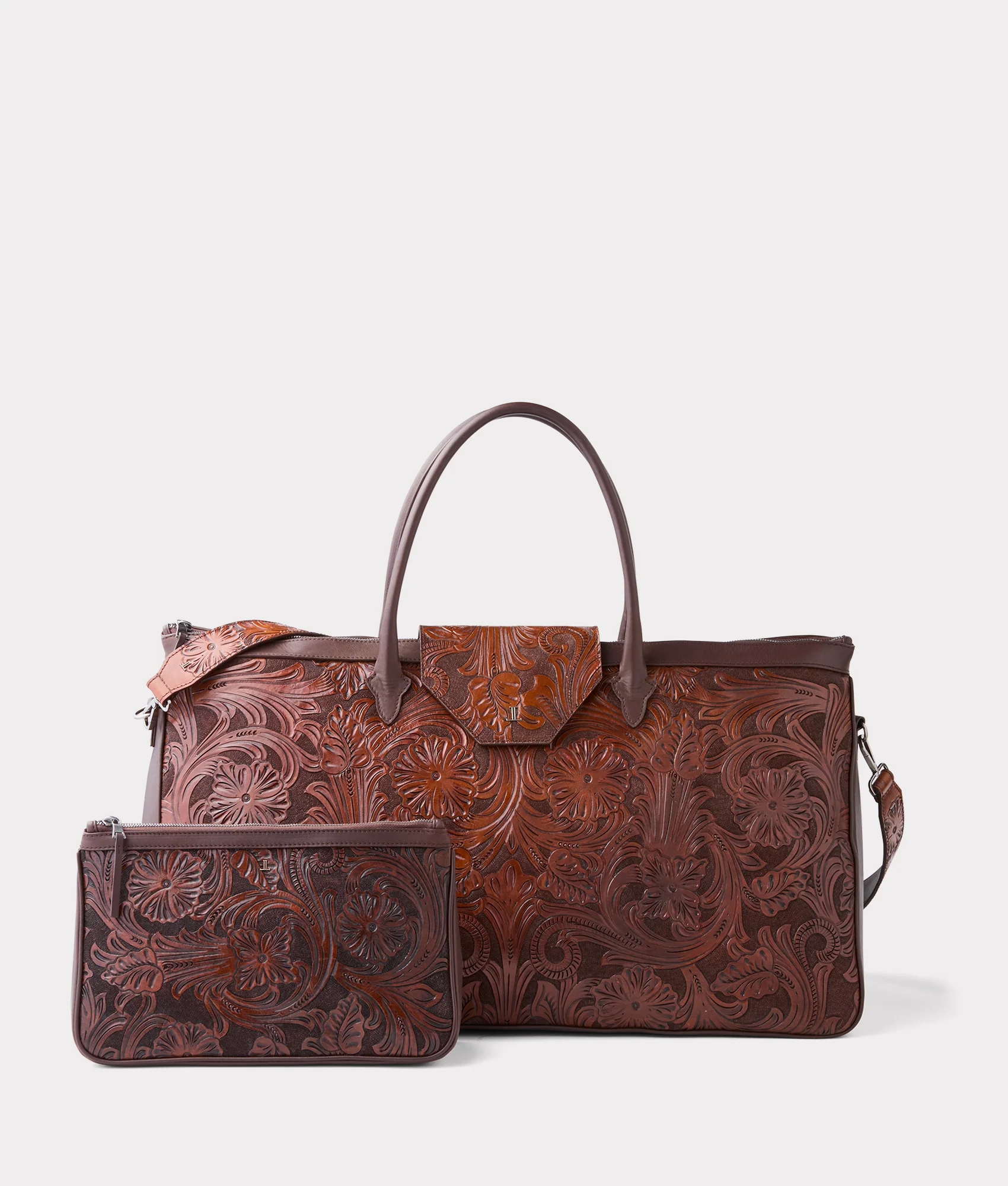 7936-intagliare-weekender-bag-congac-1.webp Intagliare Weekender Bag :: Congac