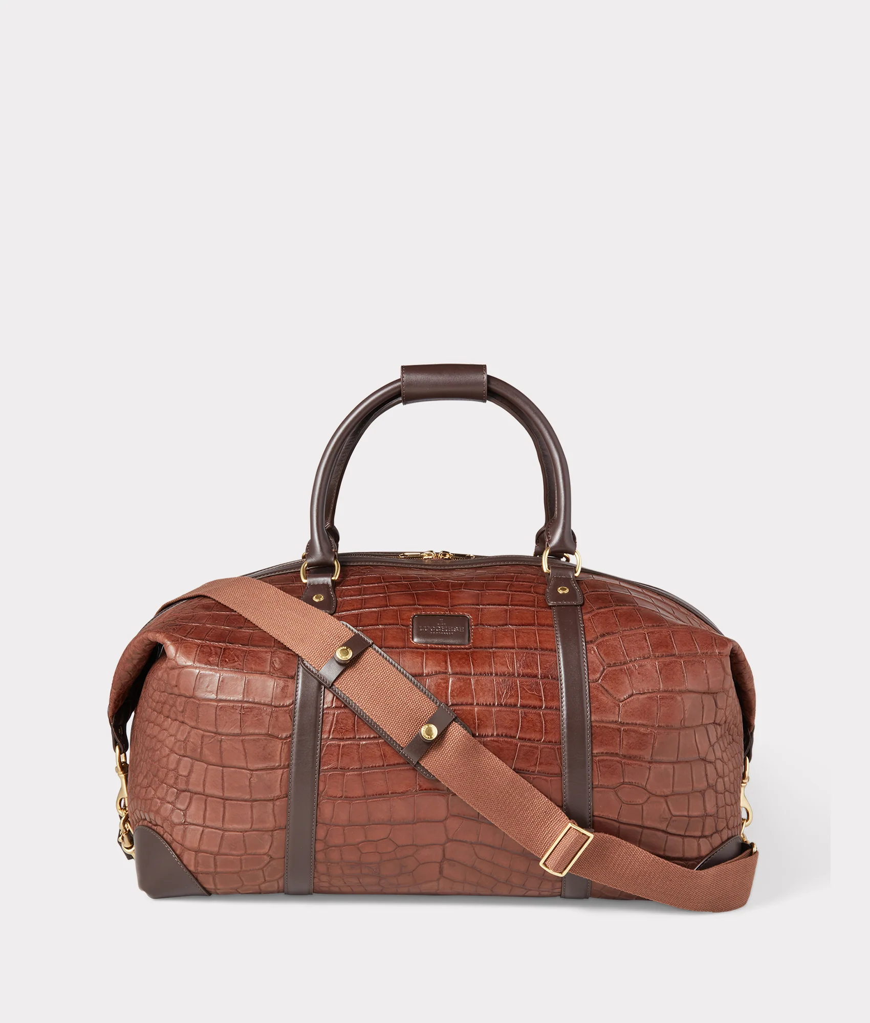 7937-giant-gator-duffle-large-chocolate-1.webp Giant Gator Duffle – Large :: Chocolate