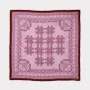 Mirrored L Silk Scarf :: Pink