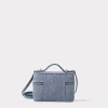 Lauren Exotic Vanity Tote :: Storm Blue