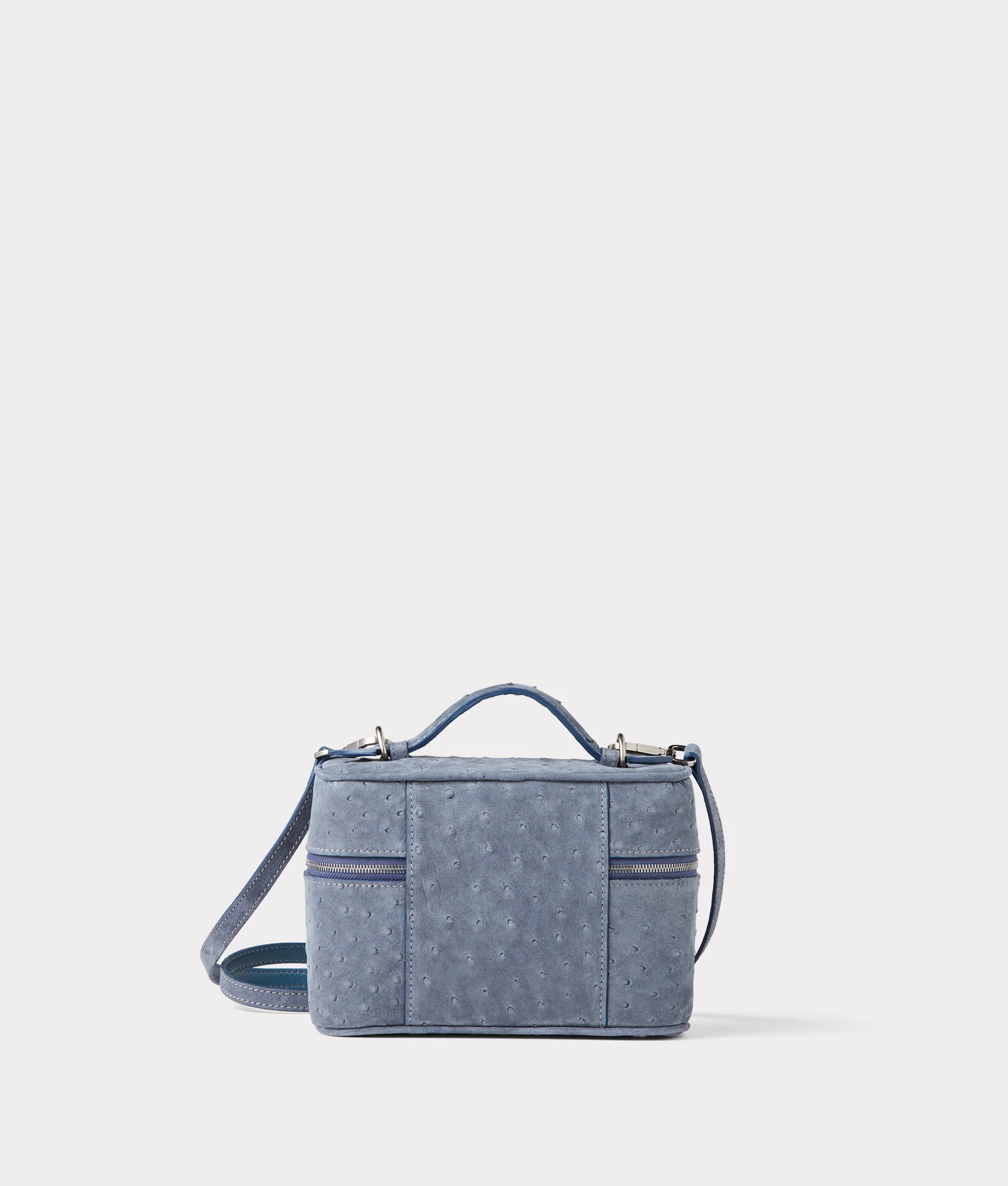 Lauren Exotic Vanity Tote :: Storm Blue
