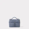 Lauren Exotic Vanity Tote :: Storm Blue