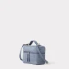 Lauren Exotic Vanity Tote :: Storm Blue