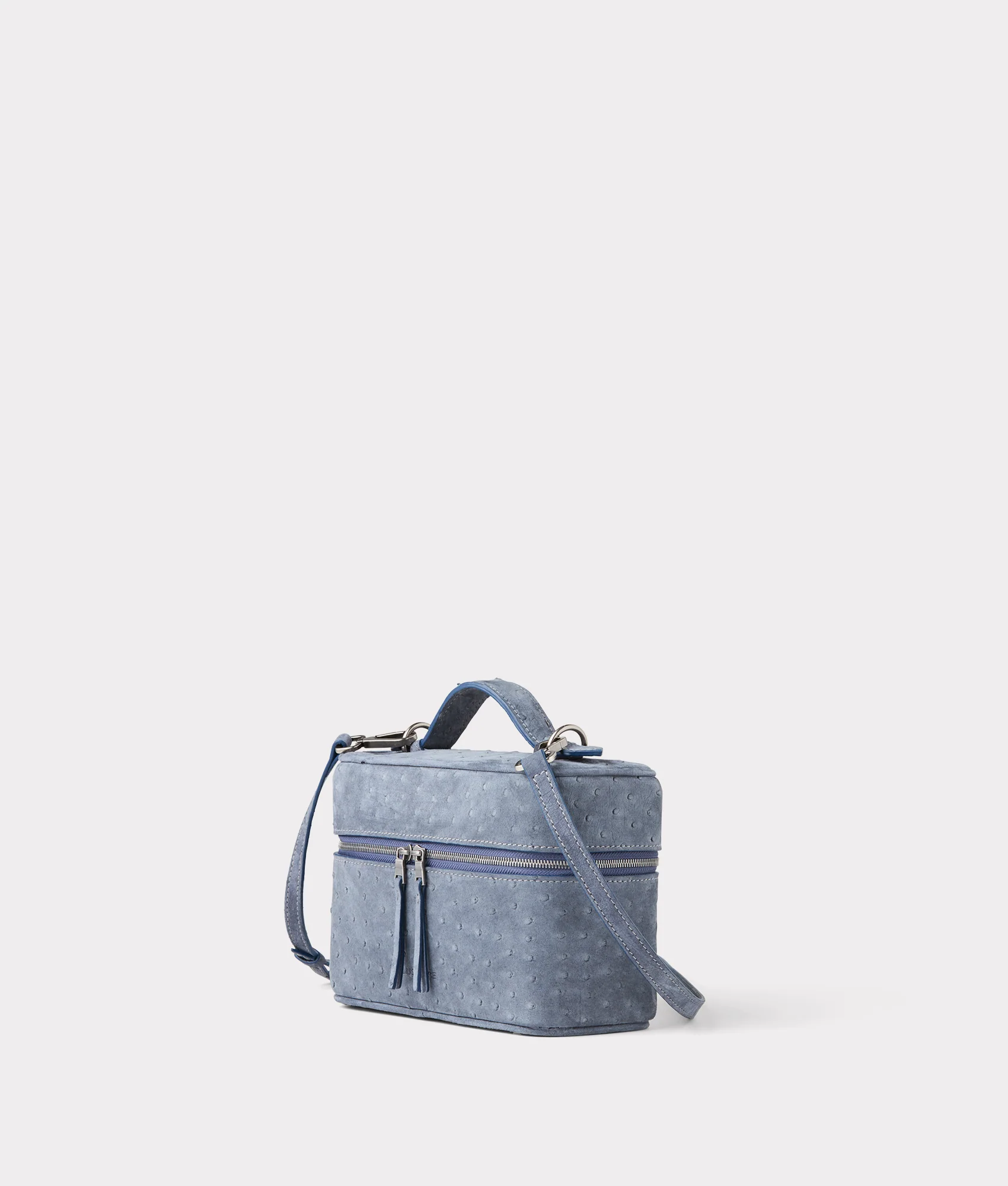 Lauren Exotic Vanity Tote :: Storm Blue