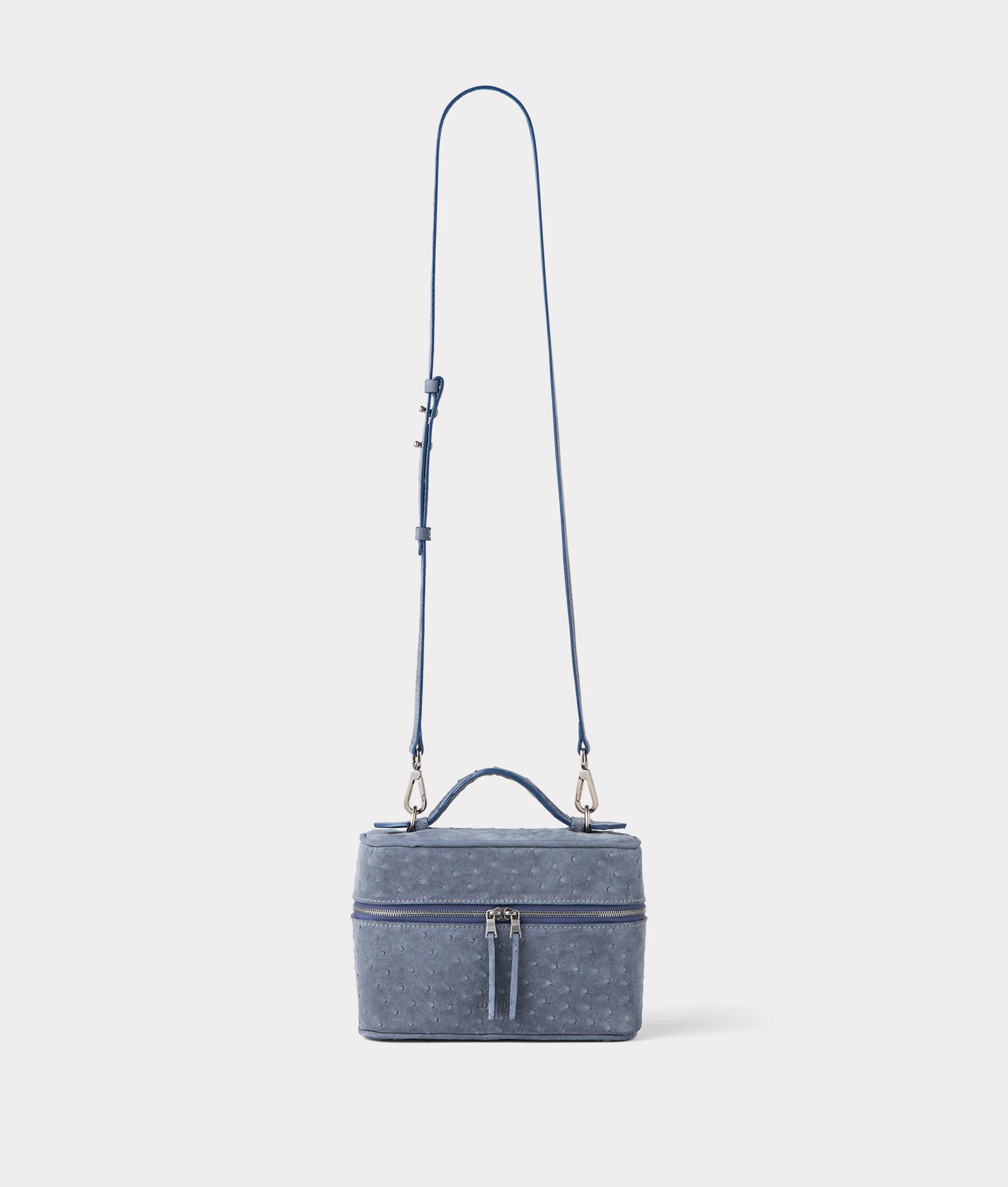 Lauren Exotic Vanity Tote :: Storm Blue