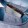 Lauren Exotic Vanity Tote :: Storm Blue