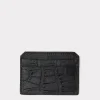 Card Case - American Alligator :: Black
