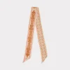 Scroll Silk Twilly :: Blush