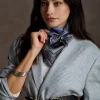 Tools Of The Trade Silk Scarf :: Periwinkle