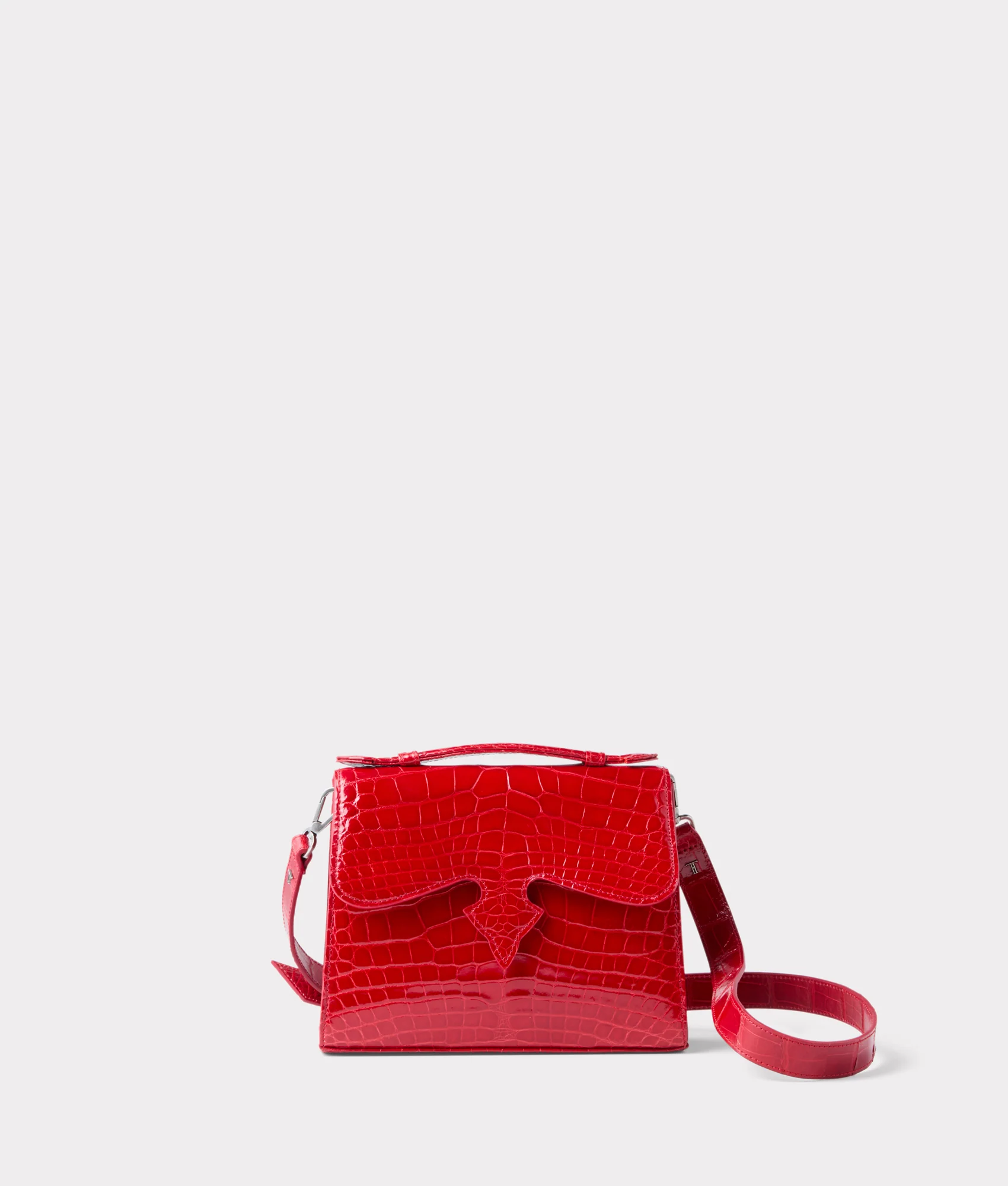 7956-dolly-exotic-western-satchel-cherry-red-4.webp Dolly Exotic Western Satchel :: Cherry Red